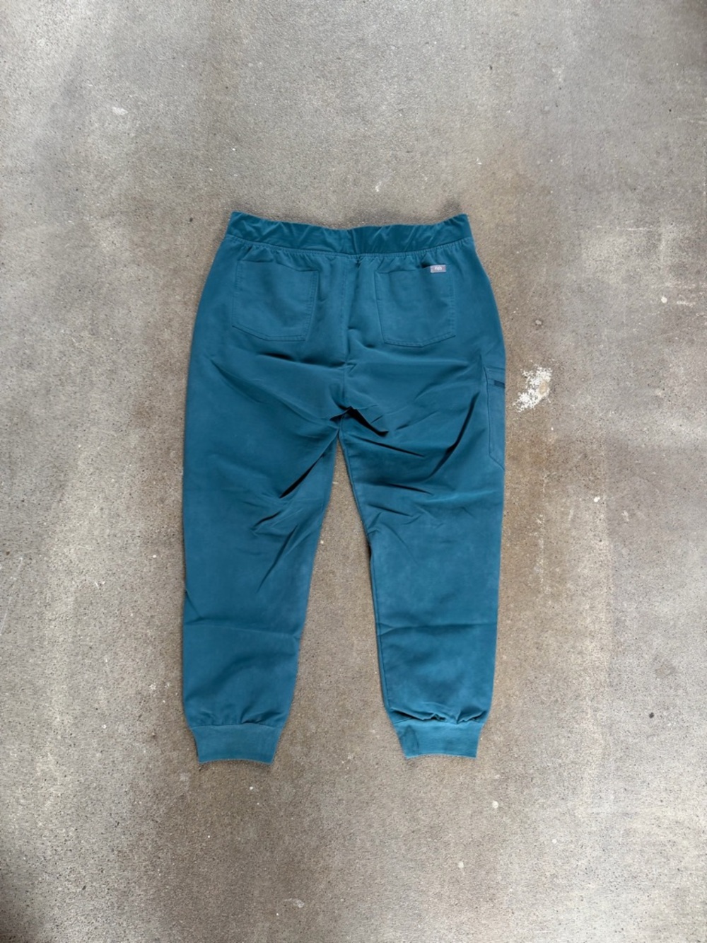 Figs Zamora Jogger Scrub Pants in Washed Caribbean Blue Size XL Nursing Medical - Picture 6 of 10